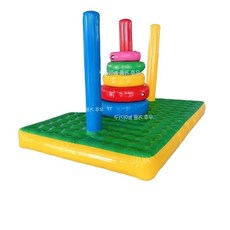 도넛 행사 풍선 놀이 에어바운서 야유회 운동회, 3x2x2m+도넛5개