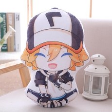 凹凸世界動漫周邊毛絨玩偶抱枕, 金,42cm