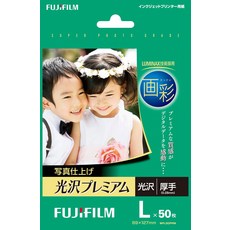 FUJIFILM 잉크젯 페이퍼 프린터 용지 화채 사진 마무리 광택 프리미엄 광택지