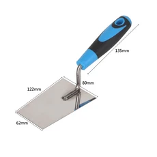 그립 핸들이 스테인레스 스틸 벽돌 삽 쌓기 도구에 가장 적합한 흙손. 버킷