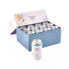 내추럴 글로우 수분 보충 무가당 레몬 워터 354.9ml 12캔팩