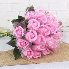 비누꽃 장미 핑크 3p 학예회