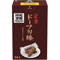 후지밤비 FUJIBAMBI 흑당 도넛바 3개입 곰돌이 패키지 162468