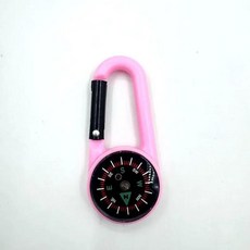 1pc ABS 나침반 다기능 배낭 버클 하이킹 캠핑 액세서리 야외 등산, pink, 1개