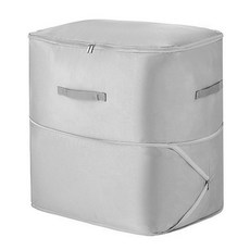 棉被壓縮袋 衣物收納袋 收納箱 整理箱 壓縮收納 防塵袋 換季收納 家用儲物 可視窗 加厚提手 雙向拉鍊 金屬透氣孔 耐用材質 多種顏色 節省空間, 1個, 1個裝