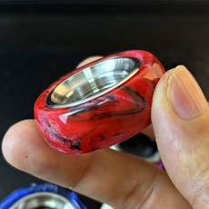 EDC 피젯토이 링 타이어 스트레스해소 기계 C-세그먼트 핑거 자이로 라쳇 edc 블랙테크, 20