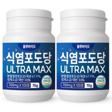 블루바이오 식염포도당 ULTRA MAX, 2개, 100정