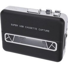 Serounder 카세트플레이어 카세트 테이프 플레이어 빠른 순방향 및 자동 되감기 기능을 갖춘 휴대용 카세트-MP3 컨버터 스피커 헤드폰 잭 내장 노트북 PC CD 버너용