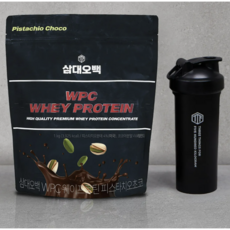 삼대오백 WPC 피스타치오 1kg + 쉐이커 블랙, 1개