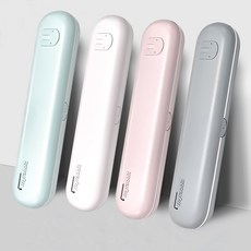 우리 휴대용 칫솔살균기 & 트레이 분리형 건전지형, 그레이