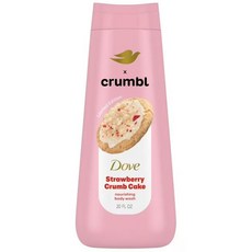 Dove Crumbl 도브 크럼블 보습 액상 바디워시 스트로베리 케이크 20온스, 1개, 560ml