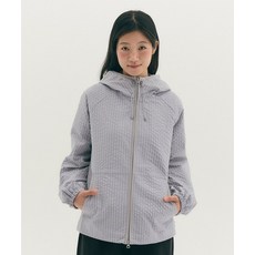 팔렛 FALLETT 체크 후드 바람막이 스카이블루