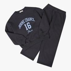 일로딜로 엔씨충장점 모던 루즈핏 맨투맨 세트 IDSM25WY1 06차콜 09블랙