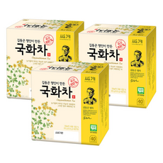 쌍계명차 일반티백 국화차, 3개, 40개입