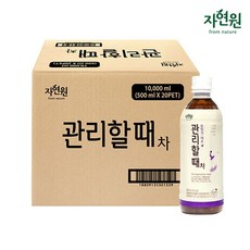 자연원 관리할때차, 500ml, 20개
