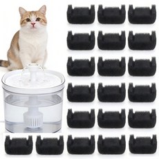 고양이 정수기 리필필터 전용 필터 20pcs, 1세트