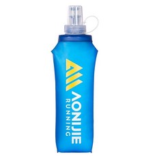 Azarxis TPU Soft Flask 250ml 500ml 접이식 물병 러닝 젤 물통 휴대용 하이드레이션 팩 하이킹 사이클링 등산 조깅 트레일 레이스용 (블루 - / 16., #01 500ml-1팩