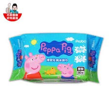 博寶兒 純水濕巾 厚型 80抽, 1個