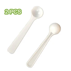 계량스푼 2 PCS 측정 숟가락 흰색 약물 농약 안전 정확한 1 숟가락은 1g 분말 기타 0.1g 0.25g 0.5g, [24] 1g