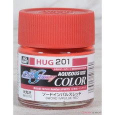 弘德模型 GSI HUG201 鋼彈專用 半光澤 脈衝鋼彈 專用 劍裝紅色 模型漆, 1個