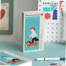 아이코닉 유선 수첩 슬로우 라인 핸디노트 포켓 59000EA 1EA, 03 파티