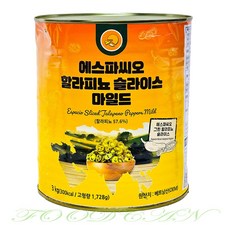 에스파씨오 할라피뇨 슬라이스 마일드 3kg, 1개