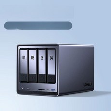 UGREEN 4베이 NAS DXP4800 클라우드 나스 스토리지 램 8G 하드디스크 미포함, 그린리전 DXP4800 8GB 쿼드 드라이브
