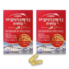 화인양행 일동제약 알티지오메가3 프리미엄 700mg 1개월분 비리지않은 작은 알약사이즈 + 사은품(랜덤), 2개, 60정