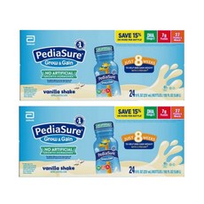PediaSure 페디아슈어 그로우앤게인 바닐라 쉐이크, 237ml, 48개