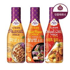 티아시아 소스 3종세트 (월남쌈1+피넛1+스위트칠리1), 1세트