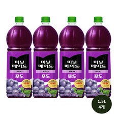 미닛메이드 포도 1.5L 4개