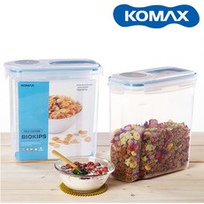 코멕스 new바이오킵스 시리얼보관함 4L x 2p, 혼합색상, 2개