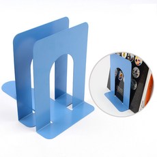 심플 디자인 T형 북엔드 1세트(2개), 색상랜덤