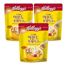 켈로그 아몬드 푸레이크, 300g, 3개