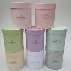 臺南出貨 鮮花插花抱抱桶 歐式插花桶 玫瑰鮮花盒 包裝盒 紙盒 花盒 禮盒 小號圓桶, 白色,直徑25cm*高度25cm, 1個