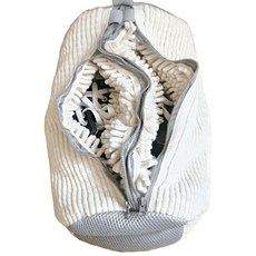 루미윤 속옷 빨래망 신발세탁망 운동화 세탁망 대형, 크림(칸분리), 1개