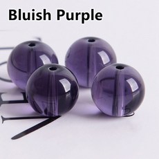 4mm 6mm 8mm 10mm 12mm 14mm 라운드 광택 크리스탈 유리 구슬 DIY 공예 만들기 보석에 대한 많이, Bluish Purple, 8mm 30pcs