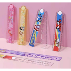 디즈니 프린세스 마블 캐릭터 접이식 모형 폴딩자 30cm, A타입(프린세스)