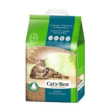 Cat's Best 凱優 Sensitive 凝結木屑砂, 20L, 1包
