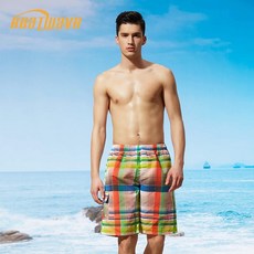 Heatwave 男款格紋休閒沙灘褲, M
