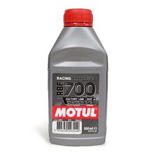MOTUL RBF 700 工廠生產線 DOT 4 賽車煞車油，提升煞車性能，確保行車安全, 1個, DOT4 RBF700