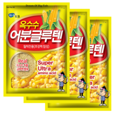 토코 옥수수 어분글루텐 초강력 점성 월척 대물 낚시 떡밥 300g, 3개