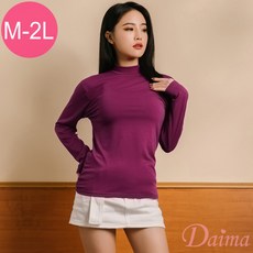 Daima黛瑪 女款-半高領石墨烯無重力機能保暖衣 M-XXL 三色可選 1773
