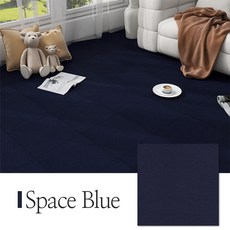 베라스코 미끄럼방지 타일 카페트 30 x 30cm, 스페이스블루, 10개