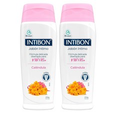 미국출고 평점4.5+ 169675 INTIBON Intimate Soap | Jabon Intimo 콜롬비아 페미닌 워시 금잔화 포함 (2팩) (레귤러 니나스)