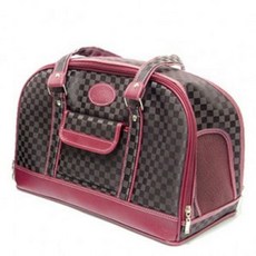 강아지 스퀘어 이동가방 이동장 고양이 캐리어 산책 (Araium), AI_01 다크브라운