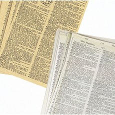 영어페이퍼 영문 빈티지 영자 신문 다꾸용 엽서 세트, 1개