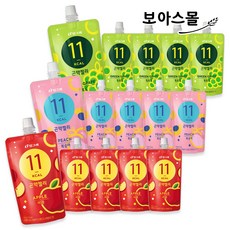 [보아스몰] 빙그레 곤약젤리 130g 청포도 x 5개 + 복숭아 x 5개 + 사과 x 5개