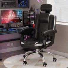 위즈룸 게이밍 PC방 컴퓨터 의자, 블랙