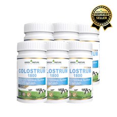 그린파스쳐 프리미엄 초유 1800mg 120정 6개